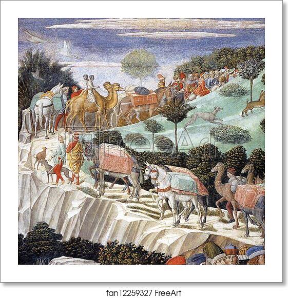 Free art print of Procession of the Magus Caspar. Detail by Benozzo Gozzoli Free art print of Procession of the Magus Caspar. Detail by Benozzo Gozzoli