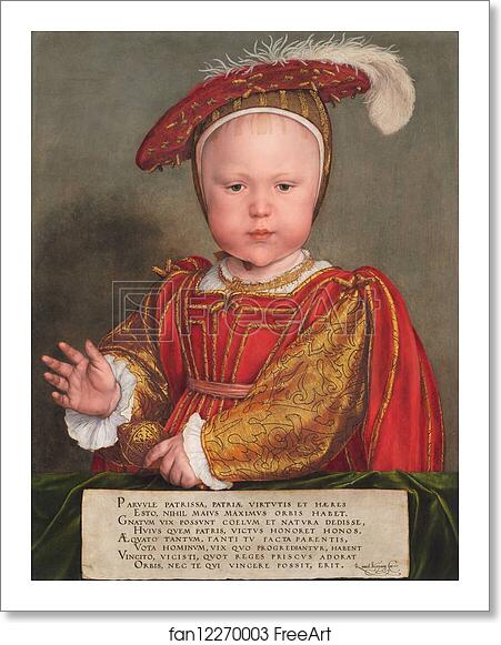 Free art print of Edward VI as a Child by Hans Holbein The Younger Free art print of Edward VI as a Child by Hans Holbein The Younger