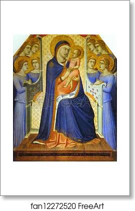 Free art print of Madonna and Child Enthroned with Eight Angels by Pietro Lorenzetti Free art print of Madonna and Child Enthroned with Eight Angels by Pietro Lorenzetti