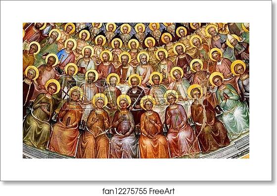 Free art print of Paradise. Dome frescoes by Giusto De’ Menabuoi Free art print of Paradise. Dome frescoes by Giusto De’ Menabuoi