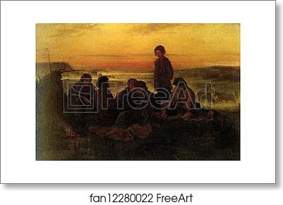 Free art print of Peasant Boys Watching Horses at Night by Vladimir Makovsky Free art print of Peasant Boys Watching Horses at Night by Vladimir Makovsky