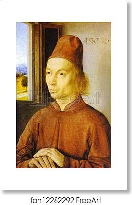 Free art print of Portrait of a Man by Dieric Bouts The Elder