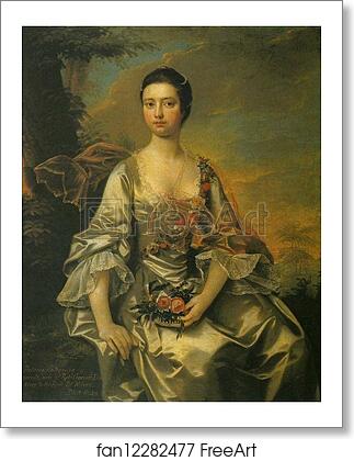 Free art print of Anne or Molly Cracroft by Joseph Wright Of Derby