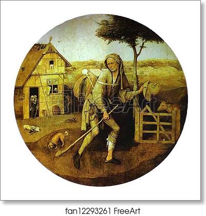 Free art print of The House of Ill Fame by Hieronymus Bosch