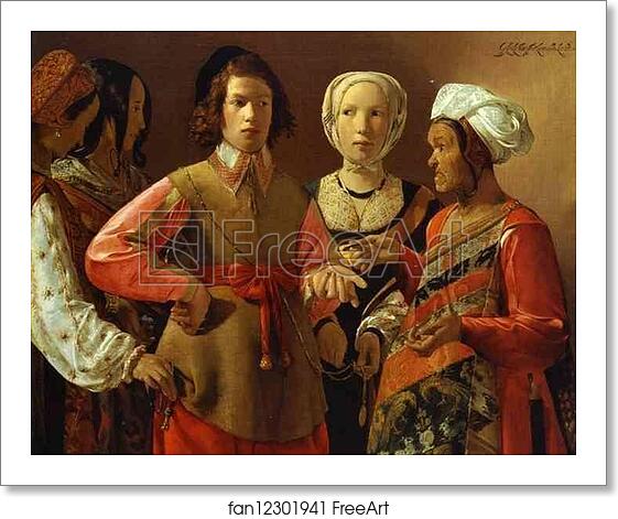 Free art print of The Fortune-Teller by Georges De La Tour Free art print of The Fortune-Teller by Georges De La Tour