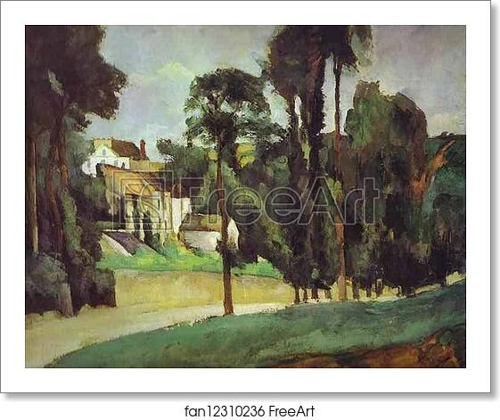 Free art print of Road at Pontoise by Paul Cézanne Free art print of Road at Pontoise by Paul Cézanne