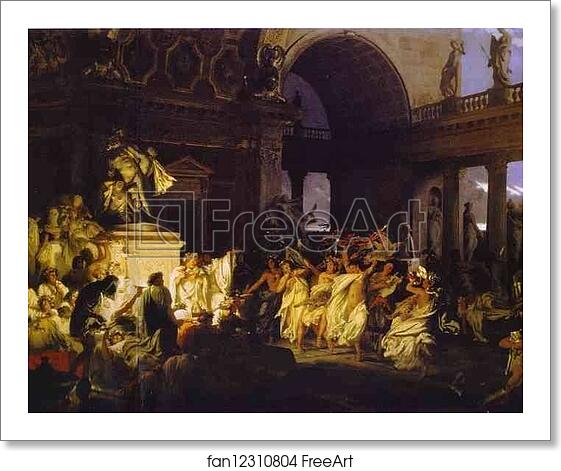 Free art print of Roman Orgy in the Time of Caesars by Henryk Hector Siemiradzki