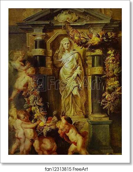 Free art print of The Statue of Ceres by Peter Paul Rubens