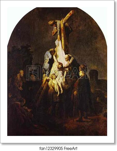 Free art print of The Descent from the Cross by Rembrandt Harmenszoon Van Rijn Free art print of The Descent from the Cross by Rembrandt Harmenszoon Van Rijn