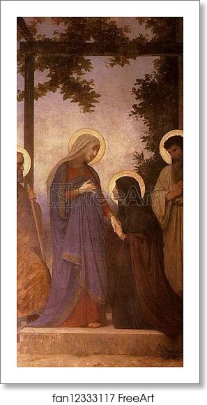 Free art print of The Visitation by William-Adolphe Bouguereau Free art print of The Visitation by William-Adolphe Bouguereau