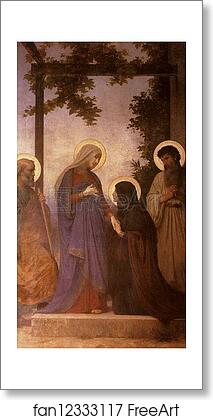 Free art print of The Visitation by William-Adolphe Bouguereau