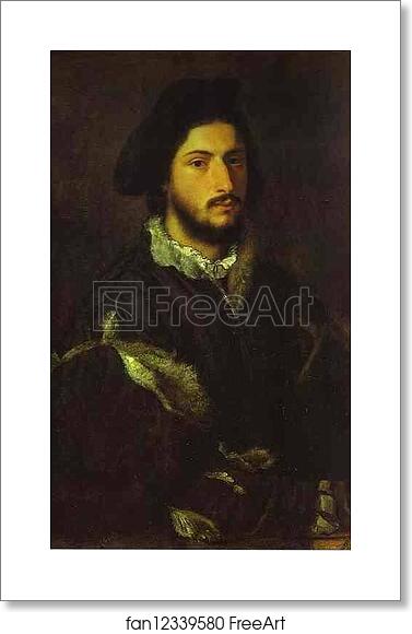Free art print of Portrait of Tomaso or Vincenzo Mosti by Titian