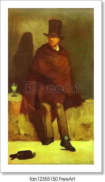 Free art print of The Absinthe Drinker by Edouard Manet Free art print of The Absinthe Drinker by Edouard Manet