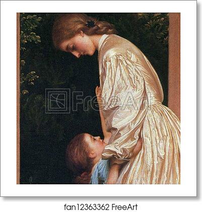 Free art print of Sisters. Detail by Frederick Leighton
