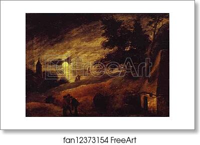 Free art print of Dune Landscape by Moonlight by Adriaen Brouwer Free art print of Dune Landscape by Moonlight by Adriaen Brouwer