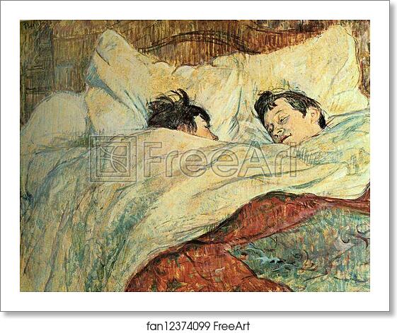 Free art print of In Bed by Henri De Toulouse-Lautrec Free art print of In Bed by Henri De Toulouse-Lautrec