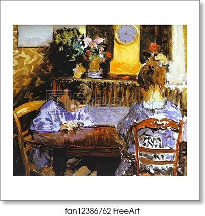 Free art print of The Lesson by Alfred Sisley Free art print of The Lesson by Alfred Sisley