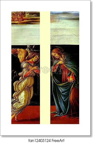 Free art print of The Annunciation by Alessandro Botticelli Free art print of The Annunciation by Alessandro Botticelli