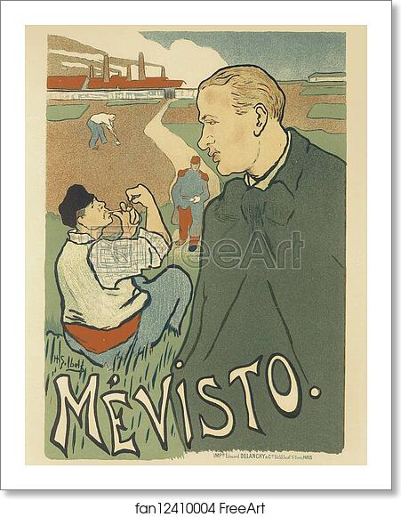 Free art print of Mévisto. by Henri-Gabriel Ibels Free art print of Mévisto. by Henri-Gabriel Ibels
