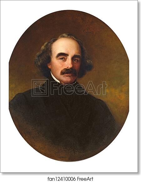 Free art print of Nathaniel Hawthorne by Emanuel Leutze