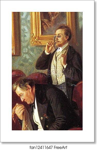 Free art print of A Reading. Detail by Vladimir Makovsky Free art print of A Reading. Detail by Vladimir Makovsky