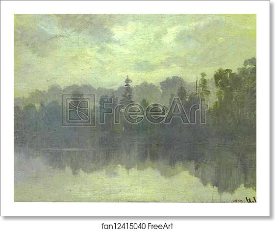Free art print of Krestovsky Island Shrouded in Mist by Ivan Shishkin Free art print of Krestovsky Island Shrouded in Mist by Ivan Shishkin