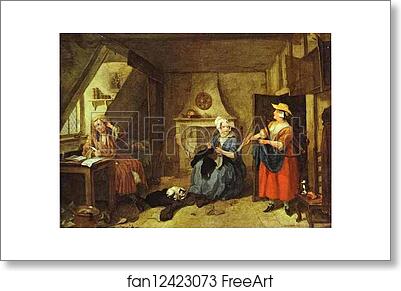 Free art print of The Distressed Poet by William Hogarth Free art print of The Distressed Poet by William Hogarth