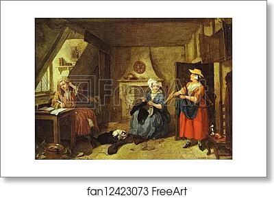 Free art print of The Distressed Poet by William Hogarth Free art print of The Distressed Poet by William Hogarth