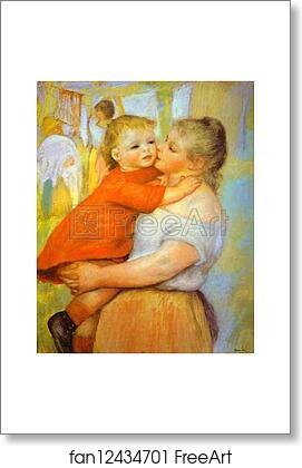 Free art print of Aline and Pierre by Pierre-Auguste Renoir