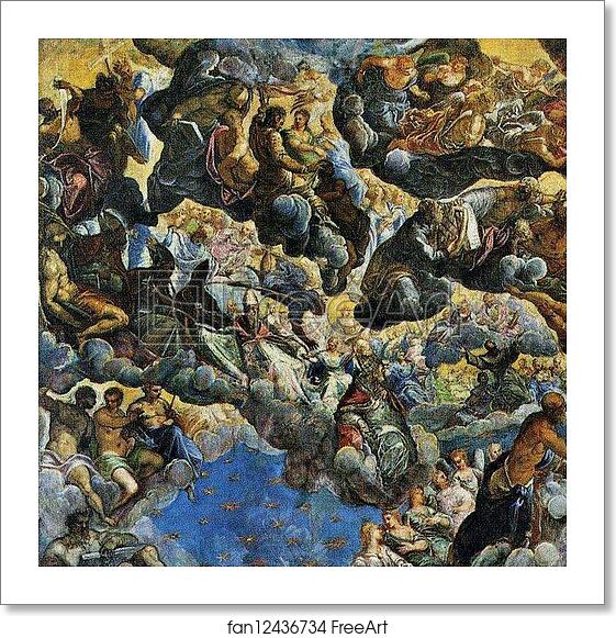 Free art print of Modello for Paradiso. Detail by Jacopo Robusti, Called Tintoretto Free art print of Modello for Paradiso. Detail by Jacopo Robusti, Called Tintoretto