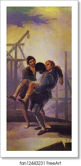 Free art print of The Injured Mason by Francisco De Goya Y Lucientes Free art print of The Injured Mason by Francisco De Goya Y Lucientes