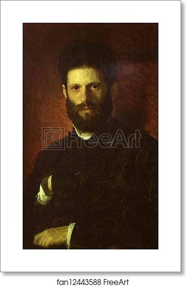Free art print of Portrait of the Sculptor Mark Antokolsky by Ivan Kramskoy Free art print of Portrait of the Sculptor Mark Antokolsky by Ivan Kramskoy