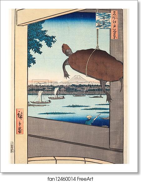 Free art print of Mannen Bridge, Fukagawa, from the series "One Hundred Famous Views of Edo" by Utagawa Hiroshige Free art print of Mannen Bridge, Fukagawa, from the series "One Hundred Famous Views of Edo" by Utagawa Hiroshige