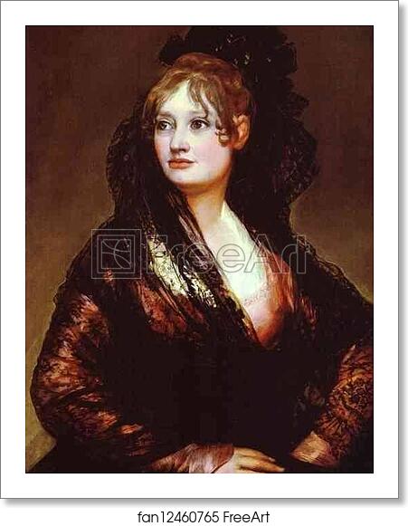 Free art print of Dona Isabel de Porcel by Francisco De Goya Y Lucientes