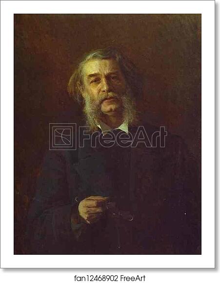 Free art print of Portrait of the Author Dmitry Grigorovich by Ivan Kramskoy Free art print of Portrait of the Author Dmitry Grigorovich by Ivan Kramskoy