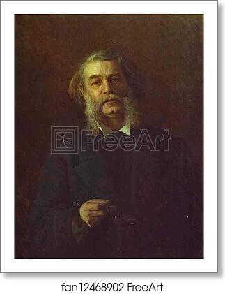 Free art print of Portrait of the Author Dmitry Grigorovich by Ivan Kramskoy