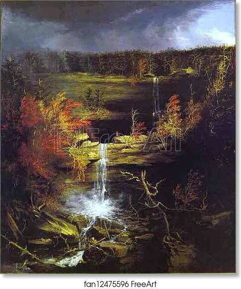 Free art print of Falls of Kaaterskill by Thomas Cole