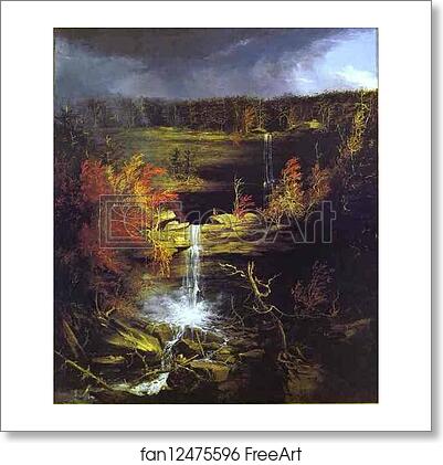 Free art print of Falls of Kaaterskill by Thomas Cole