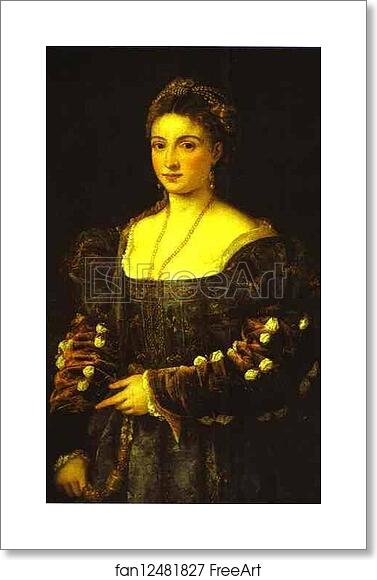 Free art print of La Bella by Titian Free art print of La Bella by Titian