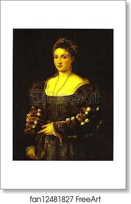 Free art print of La Bella by Titian Free art print of La Bella by Titian
