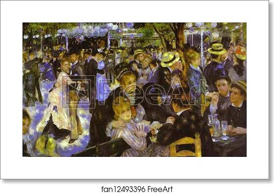 Free art print of La Moulin de la Galette by Pierre-Auguste Renoir Free art print of La Moulin de la Galette by Pierre-Auguste Renoir