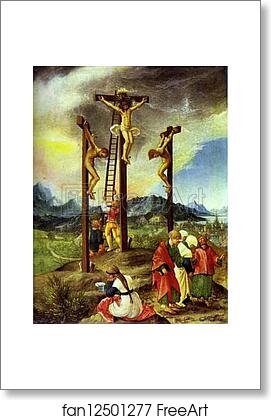 Free art print of The Crucifixion by Albrecht Altdorfer