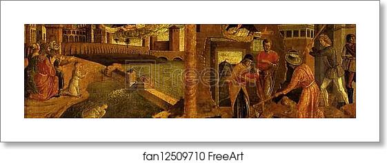 Free art print of Miracles of St. Vincent Ferrar: He Rescues a Drowned Woman and Raises the Buried to Life by Giovanni Bellini Free art print of Miracles of St. Vincent Ferrar: He Rescues a Drowned Woman and Raises the Buried to Life by Giovanni Bellini