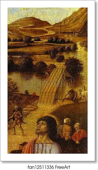 Free art print of Crucifixion. Detail by Giovanni Bellini Free art print of Crucifixion. Detail by Giovanni Bellini