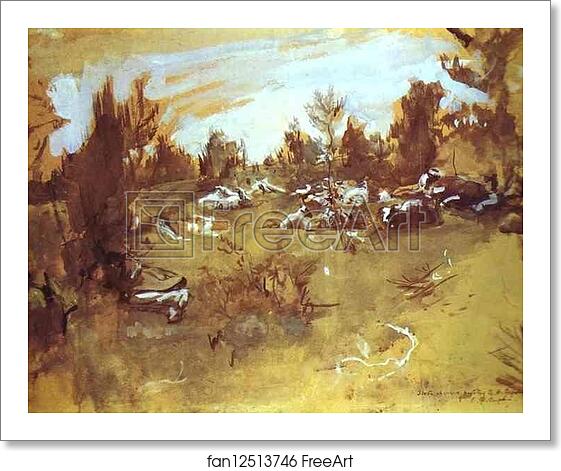 Free art print of Herd by Valentin Serov Free art print of Herd by Valentin Serov