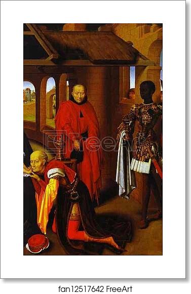 Free art print of The Adoration of the Magi. Detail by Hans Memling Free art print of The Adoration of the Magi. Detail by Hans Memling