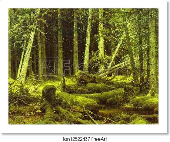 Free art print of Wind-Fallen Trees by Ivan Shishkin Free art print of Wind-Fallen Trees by Ivan Shishkin