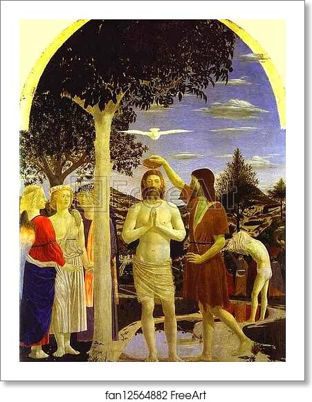 Free art print of Baptism of Christ by Piero Della Francesca Free art print of Baptism of Christ by Piero Della Francesca