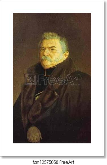 Free art print of Portrait of Adjutant-General K. A. Shilder by Sergey Zaryanko