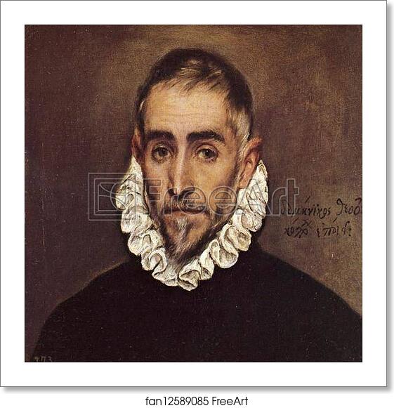 Free art print of Elderly Gentleman by El Greco Free art print of Elderly Gentleman by El Greco